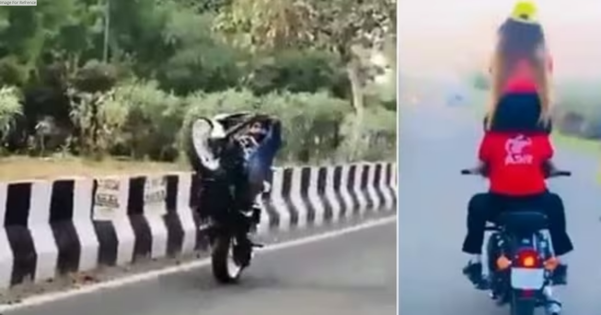 UP Police impounds motorcycle of blogger for performing bike stunts